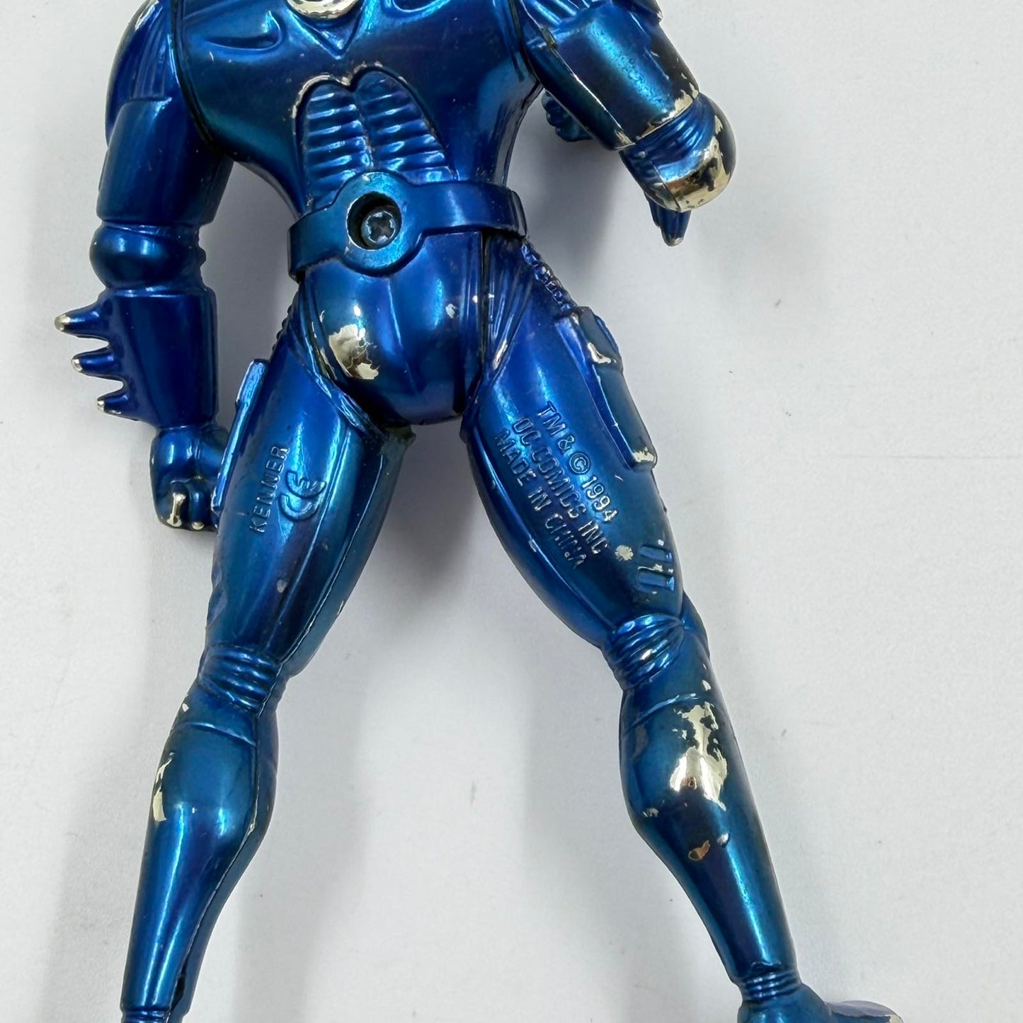 Batman Metallic Blue Action Figure 1990s Kenner DC Comics