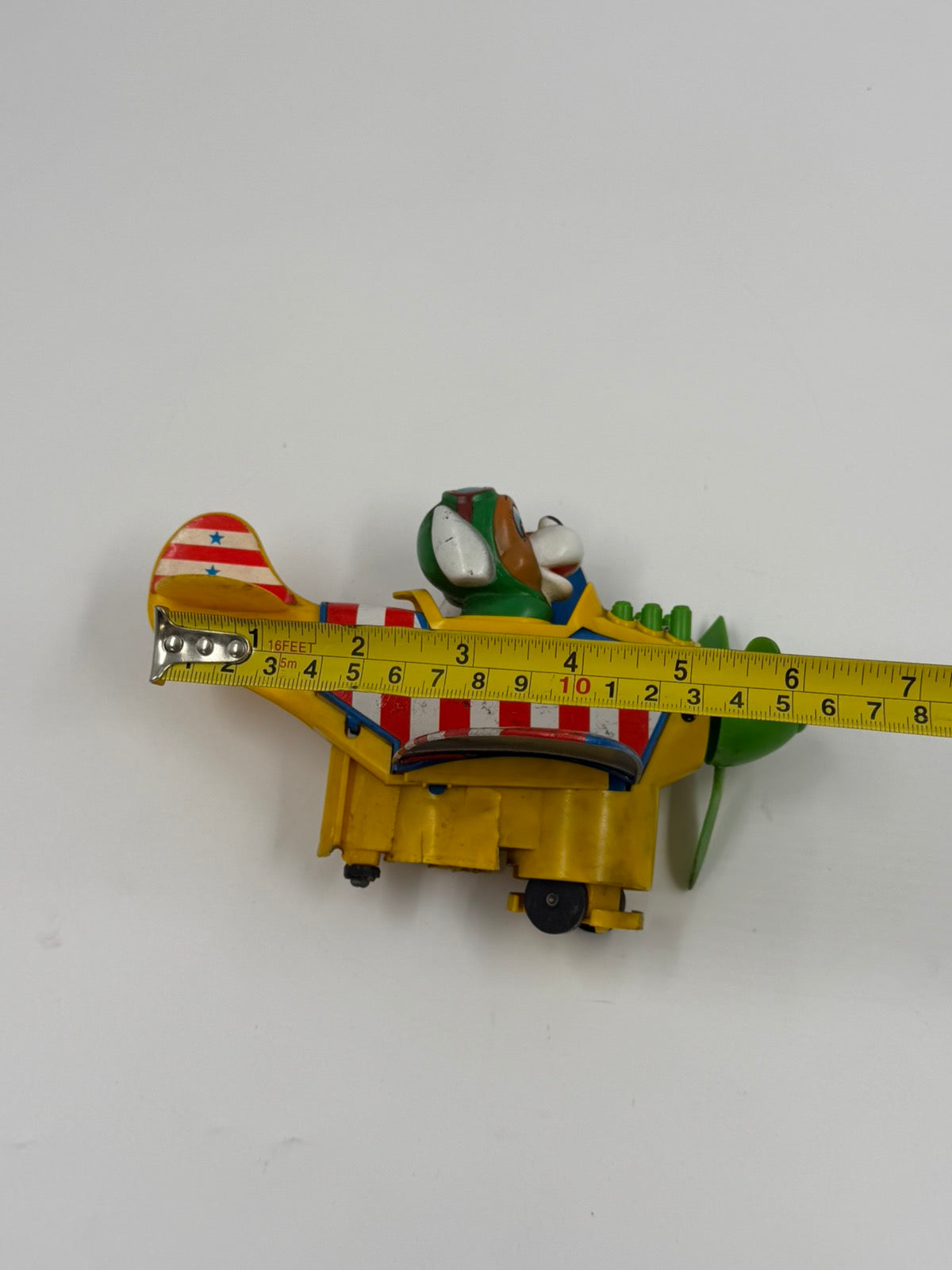 Vintage TPS Jolly Plane Doggy Pilot – Tin Toy Αεροπλάνο Made in Japan 1960s (For Parts / Repair)