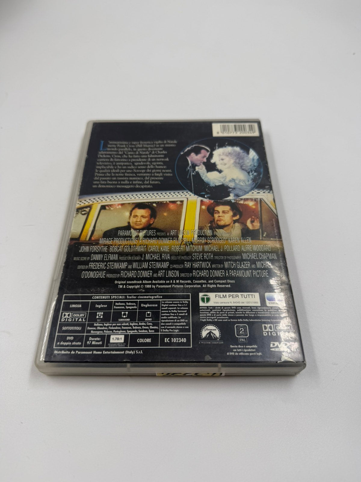 S.O.S Φαντάσματα DVD Scrooged Bill Murray Ελληνικοί Υπότιτλοι