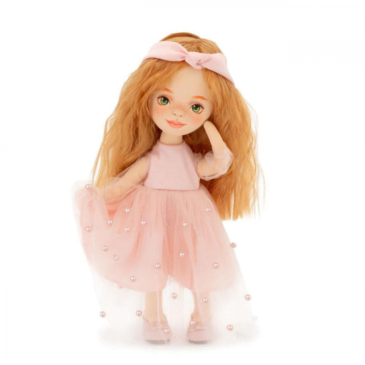 Κούκλα Orange Toys "Sunny" Με Ροζ Φόρεμα - Sweet Sisters 32cm