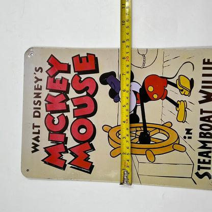 Διακοσμητική Μεταλλική Πινακίδα Walt Disney’s Mickey Mouse – Steamboat Willie