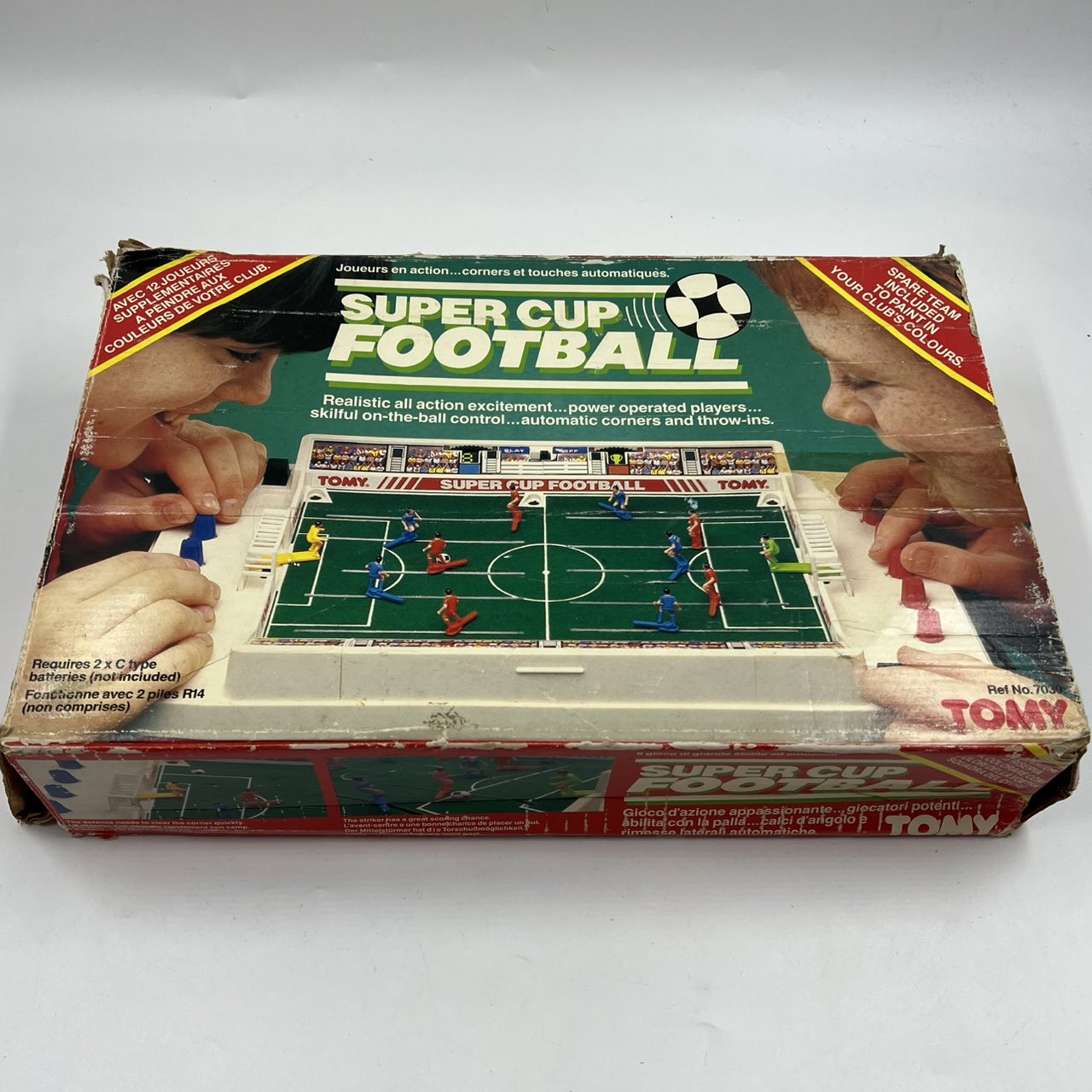 TOMY Super Cup Football 1970s Tabletop Game Ref 7030 Συλλεκτικό