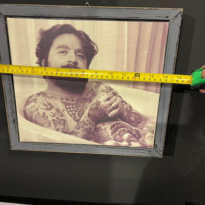 Καδράκι"Tattooed Icon-Zach Galifianakis"