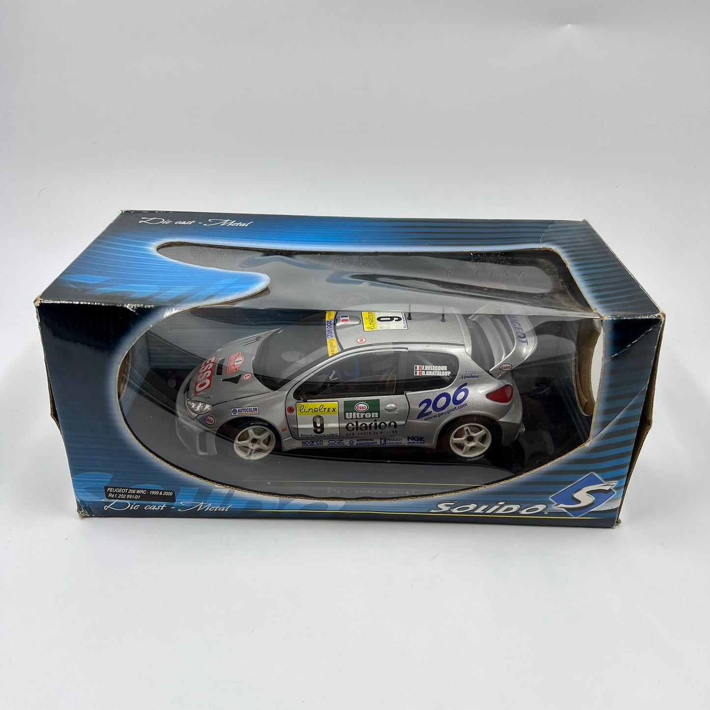Μοντέλο αγωνιστικού αυτοκινήτου Peugeot 206 WRC Rally Monte Carlo 1999 – Solido 1:18