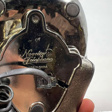 Retro τηλέφωνο κρανίο “Skull Novelty Telephone” – Μεταλλικό chrome design 90s