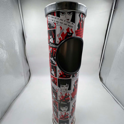 Retro Pop Art μεταλλικός σταχτοδοχείο “Devil Diva” – Vintage ashtray stand