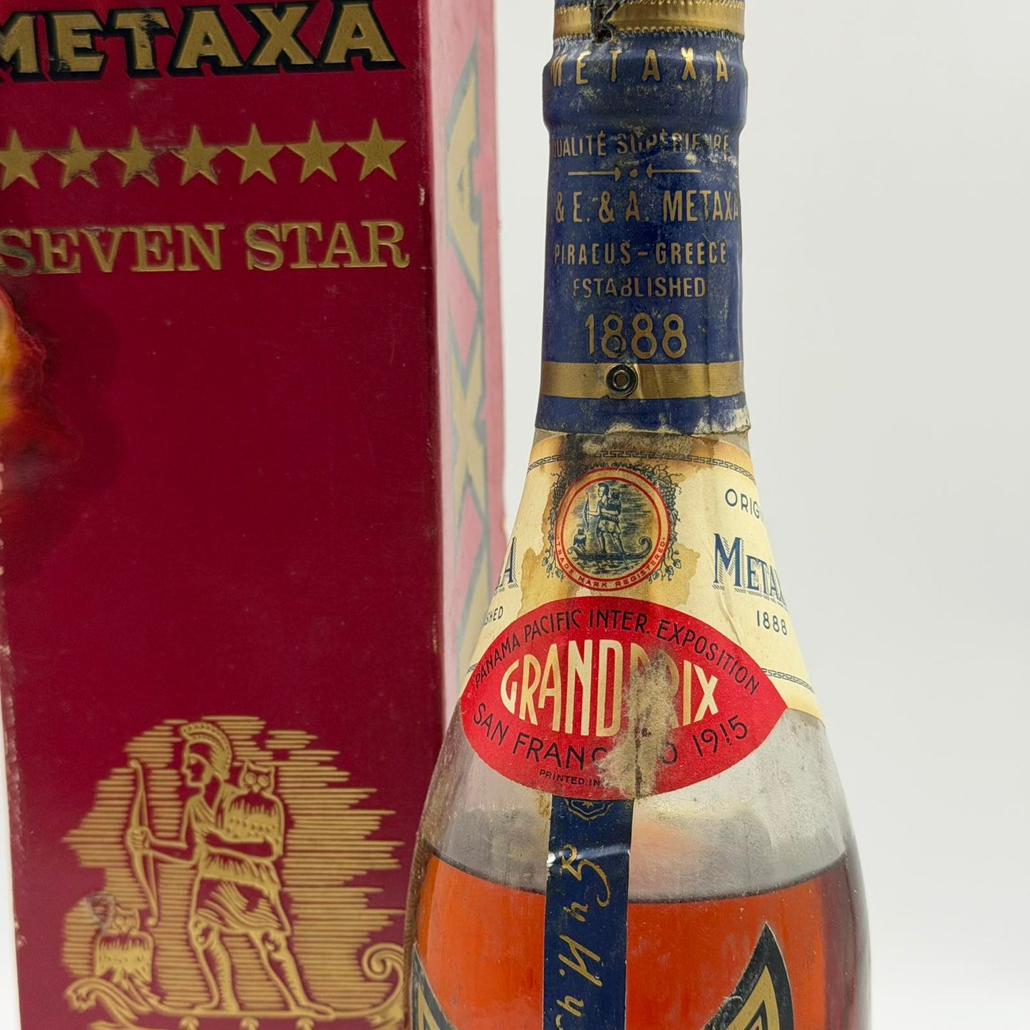 Metaxa Seven Star Vintage Bottle με Κουτί – Διακοσμητικό Συλλεκτικό Μπουκάλι