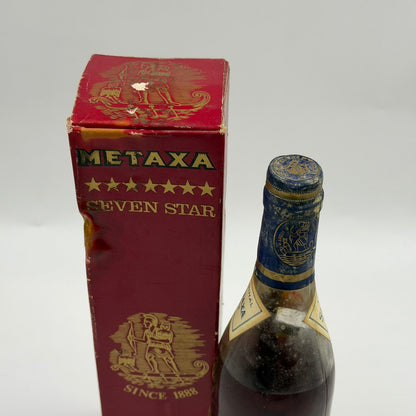 Metaxa Seven Star Vintage Bottle με Κουτί – Διακοσμητικό Συλλεκτικό Μπουκάλι