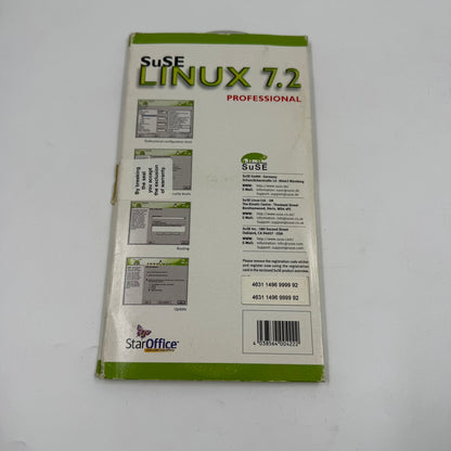 SuSE Linux 7.2 Professional – Complete Distribution 7 CDs & 1 DVD