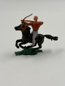 Vintage Πλαστική Φιγούρα Τοξότη σε Άλογο – Retro Cowboy & Indians Παιχνίδι