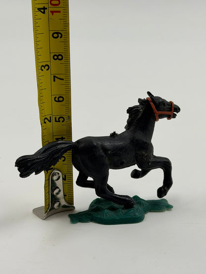Vintage Timpo Toys Μαύρο Άλογο Φιγούρα – Plastic Horse Figure 1960s-1970s