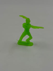 Vintage Φιγούρα Ινδιάνου Τοξότη Πλαστική – Neon Green Retro Toy Soldier