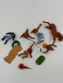 vintage western toy parts lot figures horse accessories
