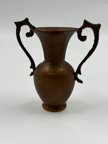 Vintage Χάλκινο Διακοσμητικό Αγγείο με Λαβή Copper Decorative Vase
