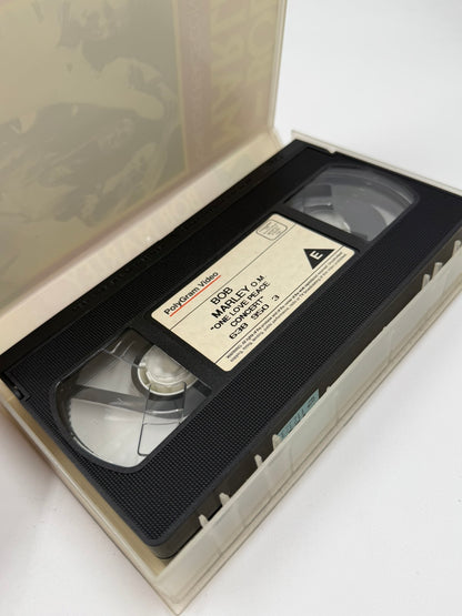 Bob Marley – One Love Peace Concert VHS Vintage Reggae Live Concert Video Collectible