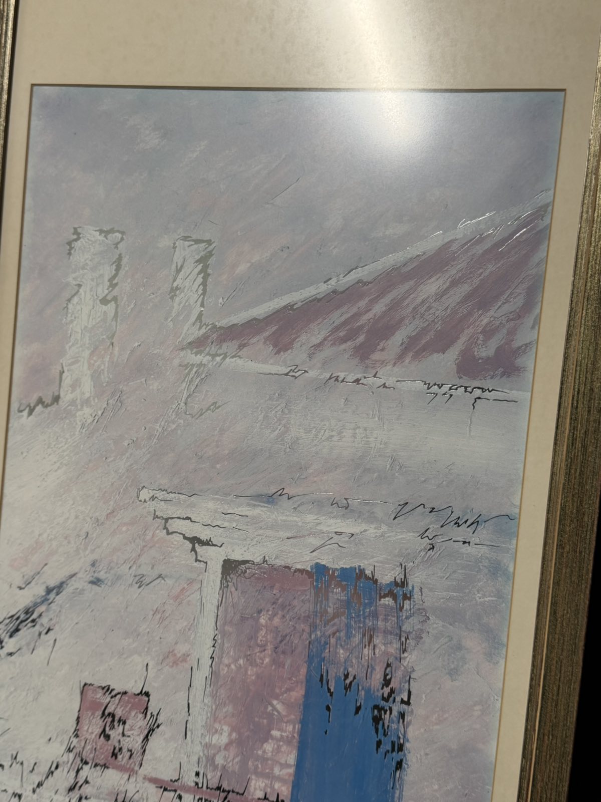 Κάδρο Αρχιτεκτονικού Τοπίου – Εκτύπωση Art Print σε Ξύλινη Κορνίζα (Modern Style Illustration) 97X42