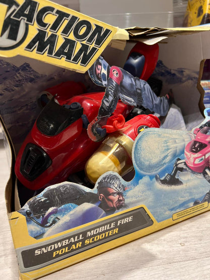 Snowball Mobile Fire Polar Scooter Της Σειράς Action Man