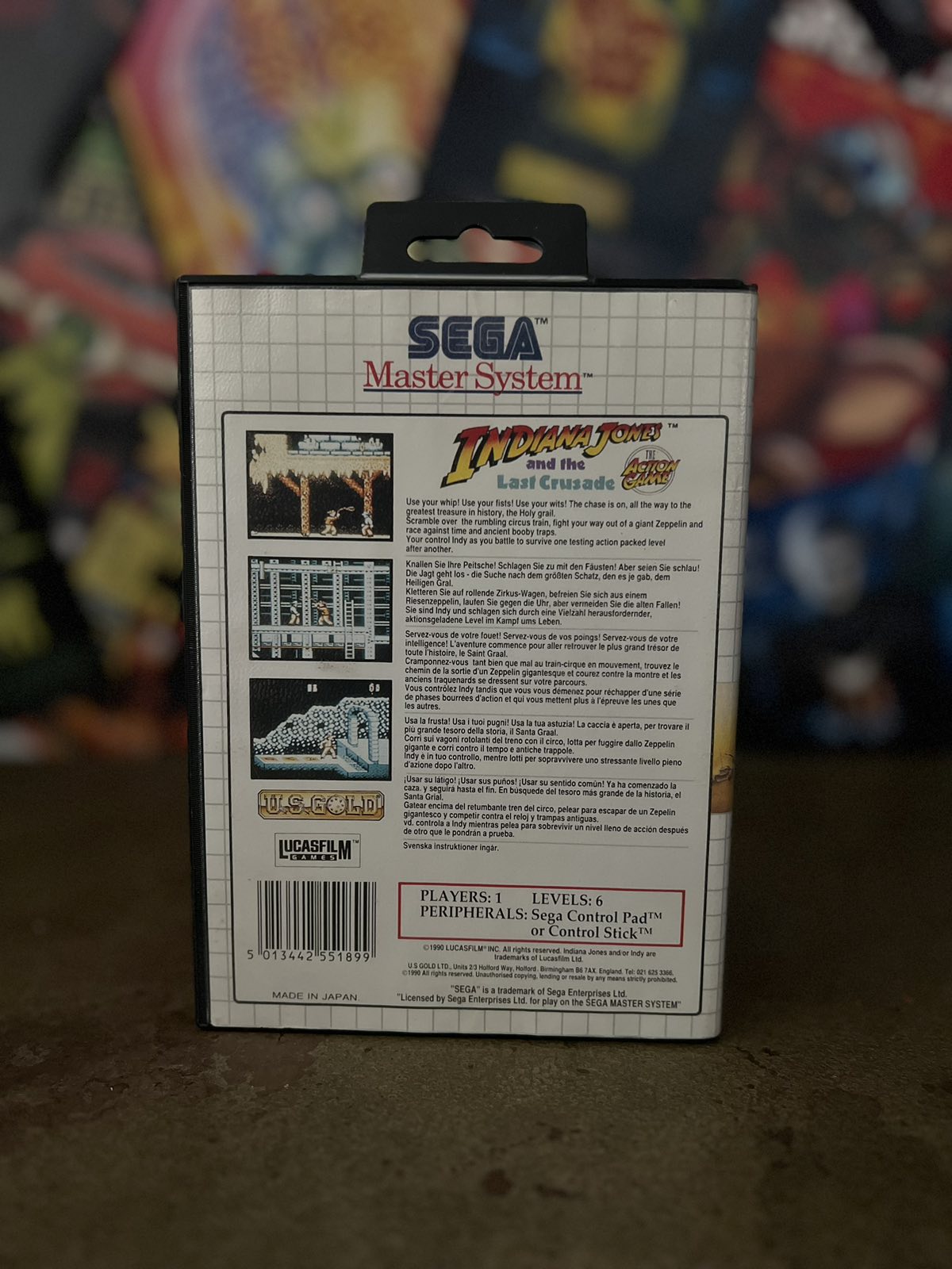 Παιχνίδι SEGA Indiana Jones And The Last Crusade
