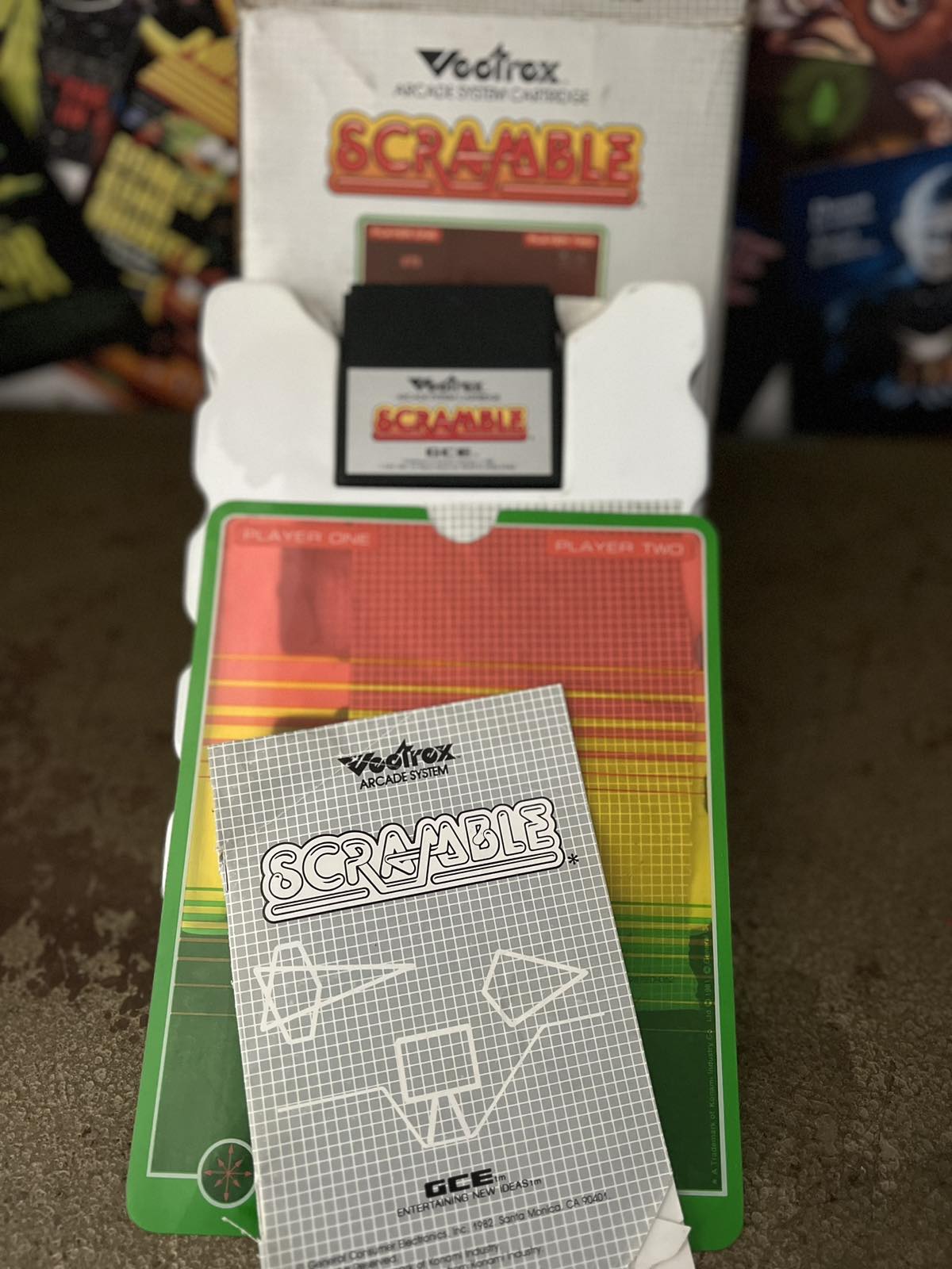 Κλασικό Παιχνίδι "Scramble" Για Την Κονσόλα Vectrex