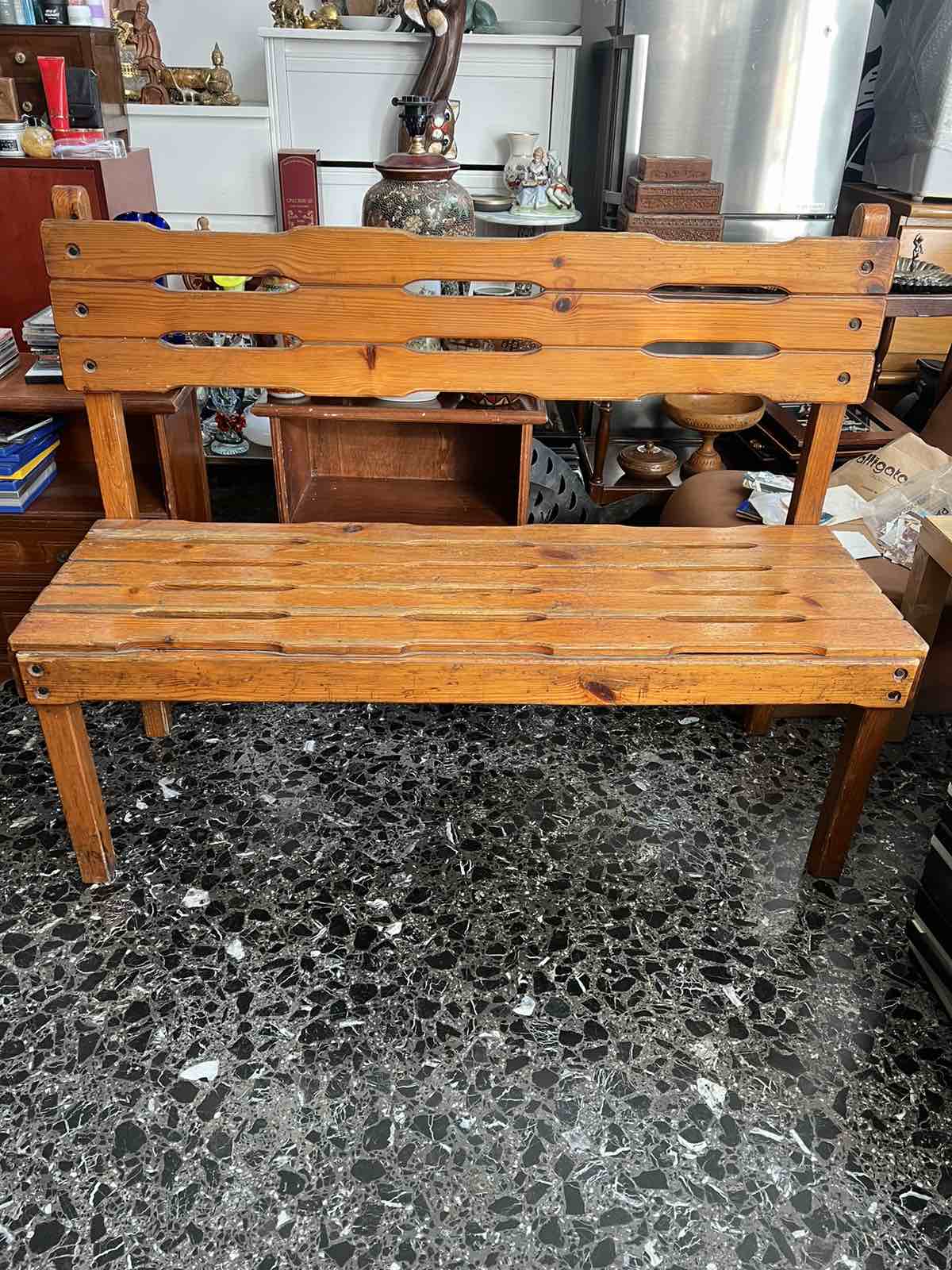 Ξύλινο Διακοσμητικό Παγκάκι Για Σπίτι Η Κατάστημα Σε Πολύ Καλή Κατάσταση.