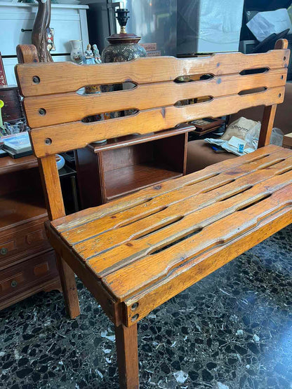 Ξύλινο Διακοσμητικό Παγκάκι Για Σπίτι Η Κατάστημα Σε Πολύ Καλή Κατάσταση.