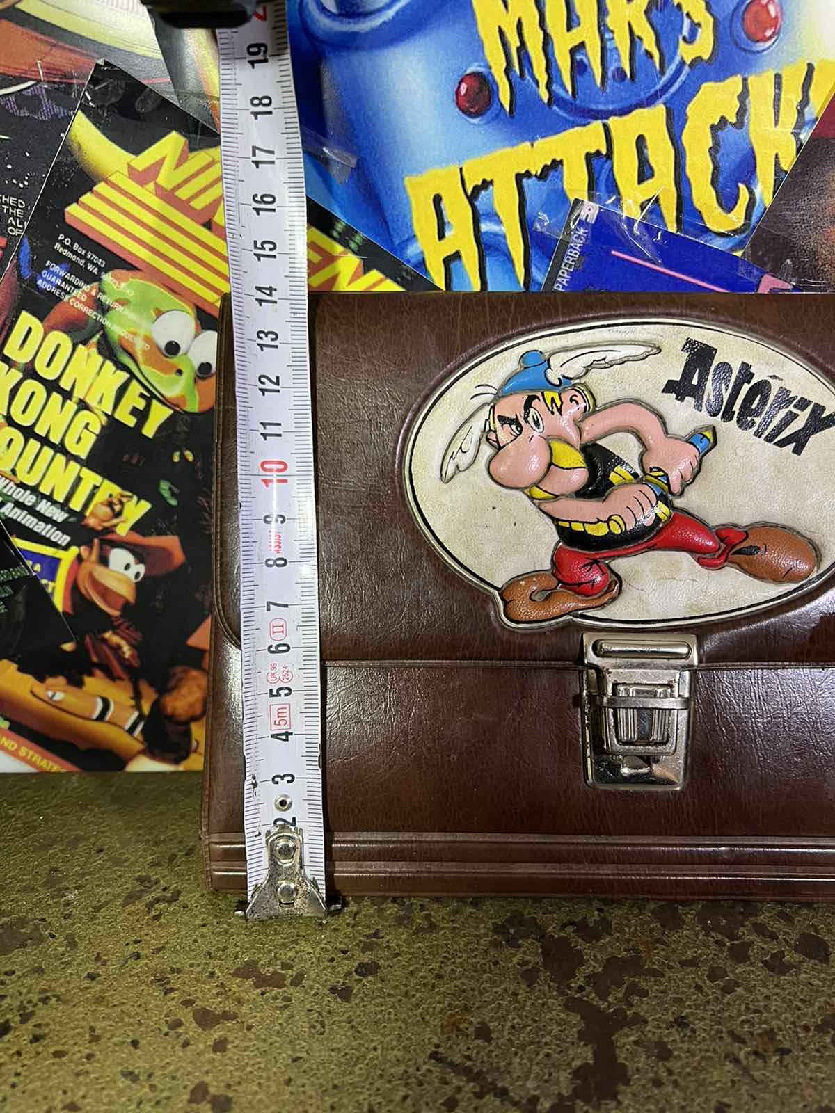 Δερμάτινη Καφέ Κασετίνα Asterix