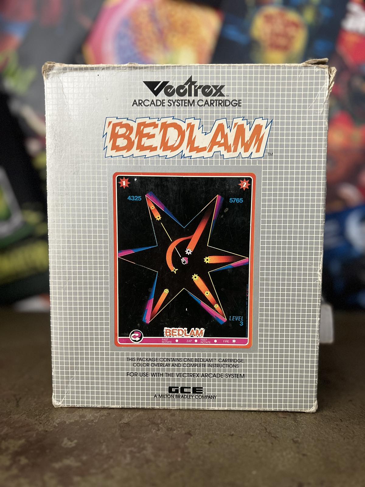 Κλασικό Παιχνίδι "Bedlam" Για την Κονσόλα Vectrex