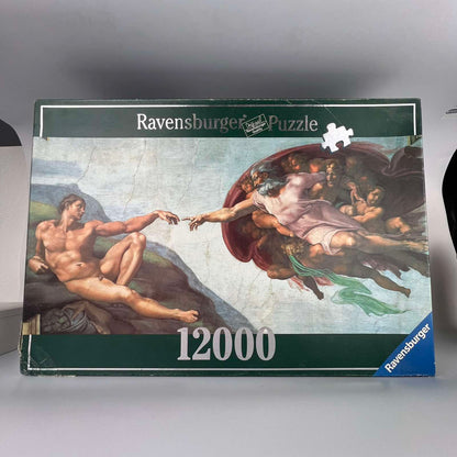 Παζλ Ravensburger 12000 Κομματιών Μιχαήλ Άγγελος"Η Δημιουργία Του Αδάμ""