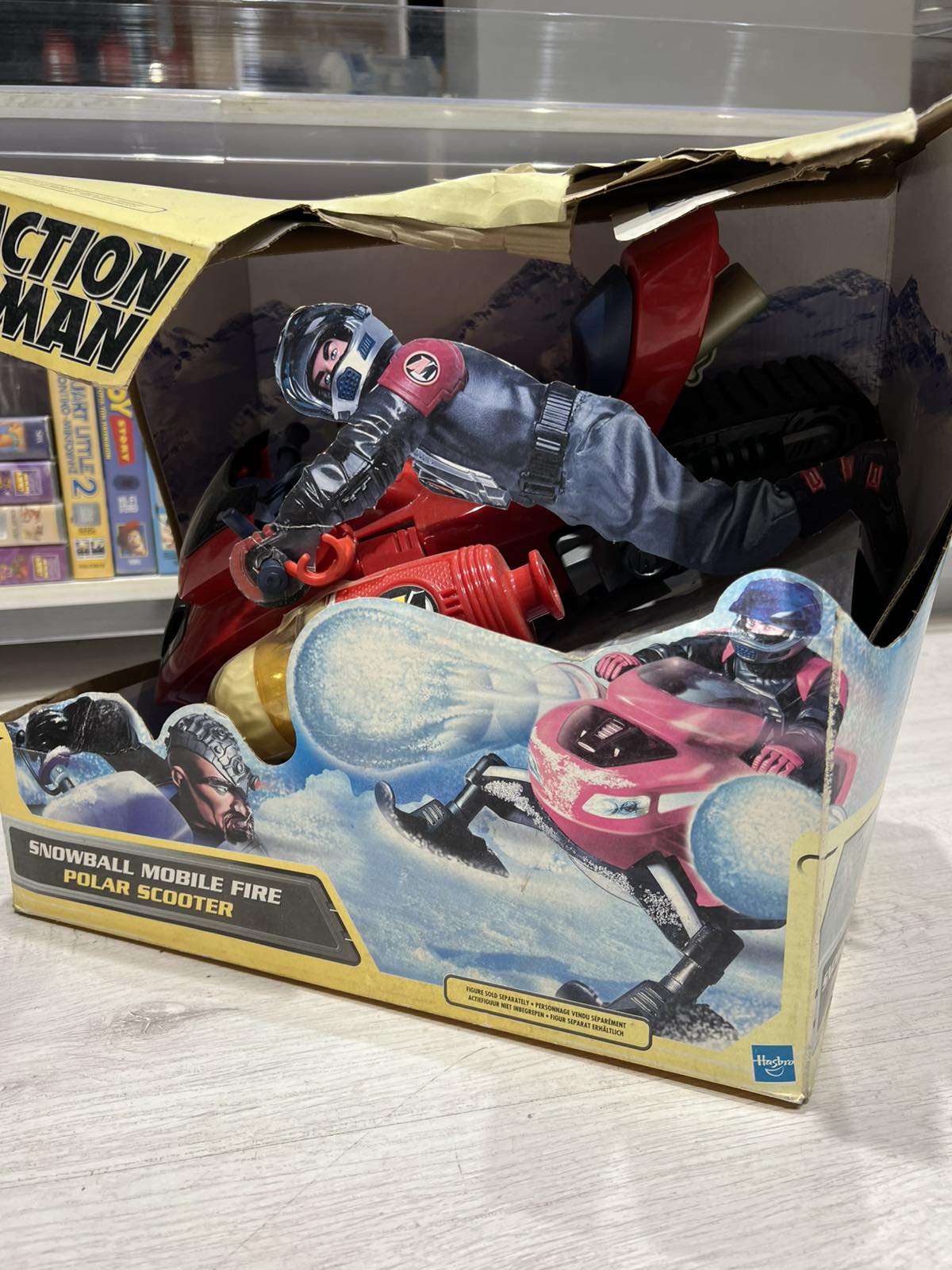 Snowball Mobile Fire Polar Scooter Της Σειράς Action Man