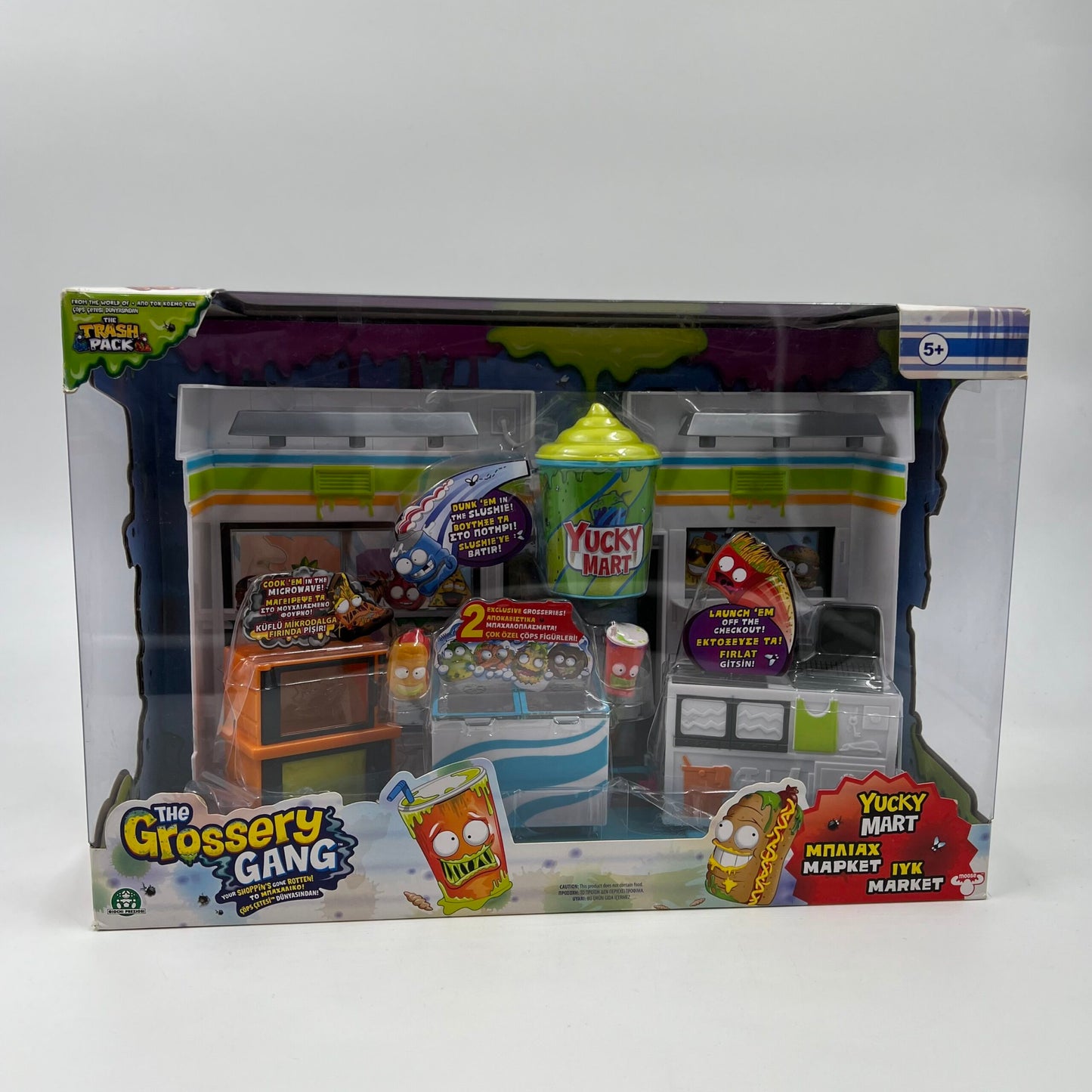 The Grossery Gang Yucky Mart Playset - Νέο, Σφραγισμένο | Συλλεκτικό Σετ με 2 Αποκλειστικές Φιγούρες