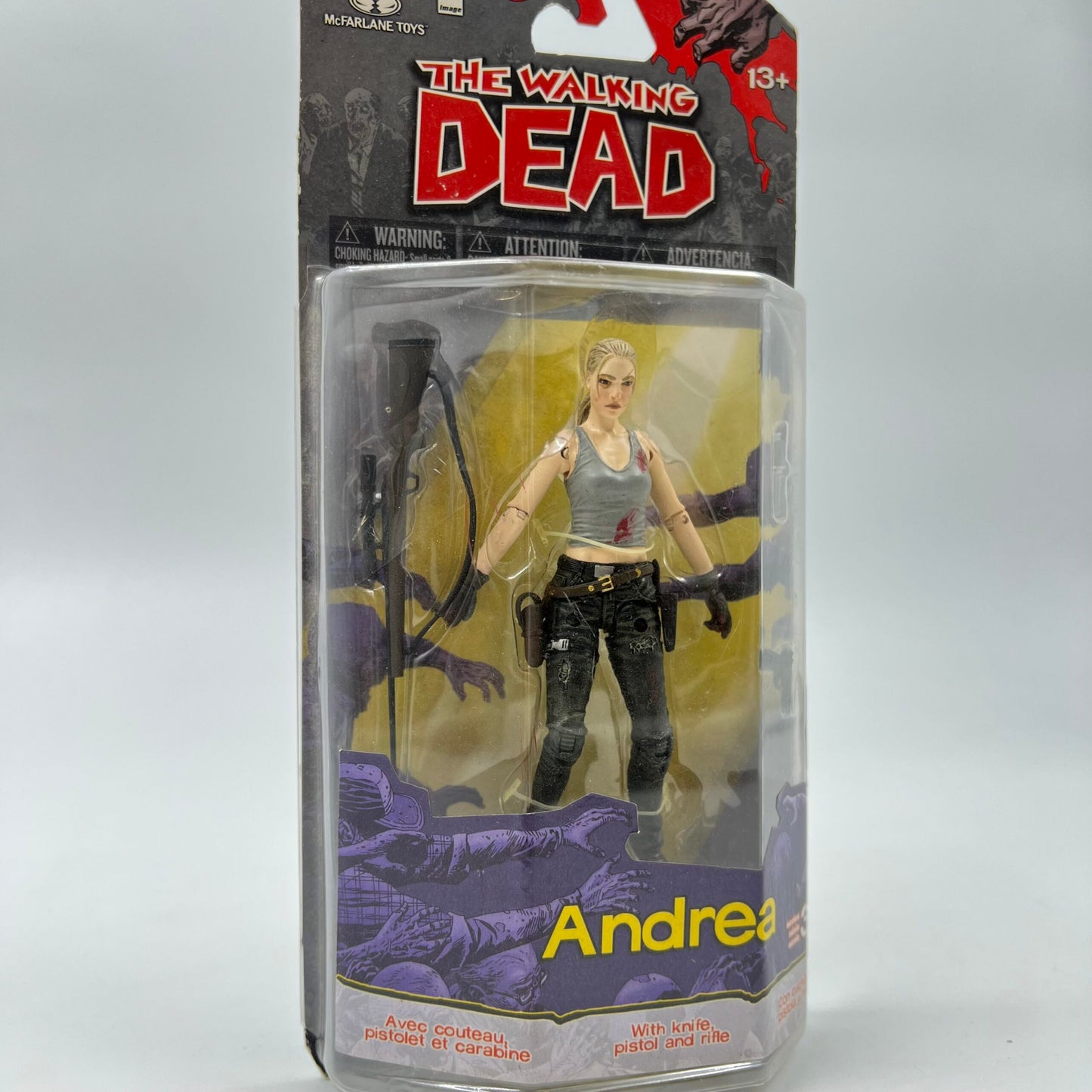 Andrea από Walking Dead – φιγούρα McFarlane σε blister συσκευασία με όπλα