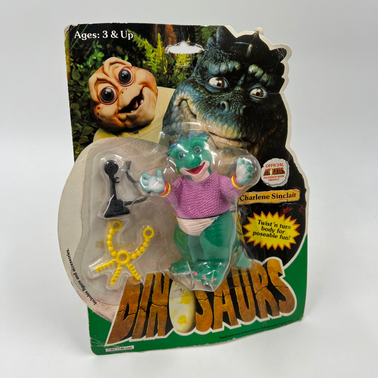 Dinosaurs Charlene Sinclair #7183 – Σφραγισμένη vintage Action Figure – Playmates/Hasbro