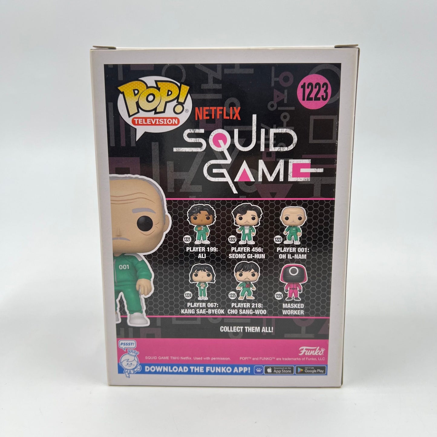 Funko Pop! Television “Player 001 – Oh Il‑Nam” Squid Game #1223 – Σφραγισμένο – Συλλεκτικό Vinyl – Funko