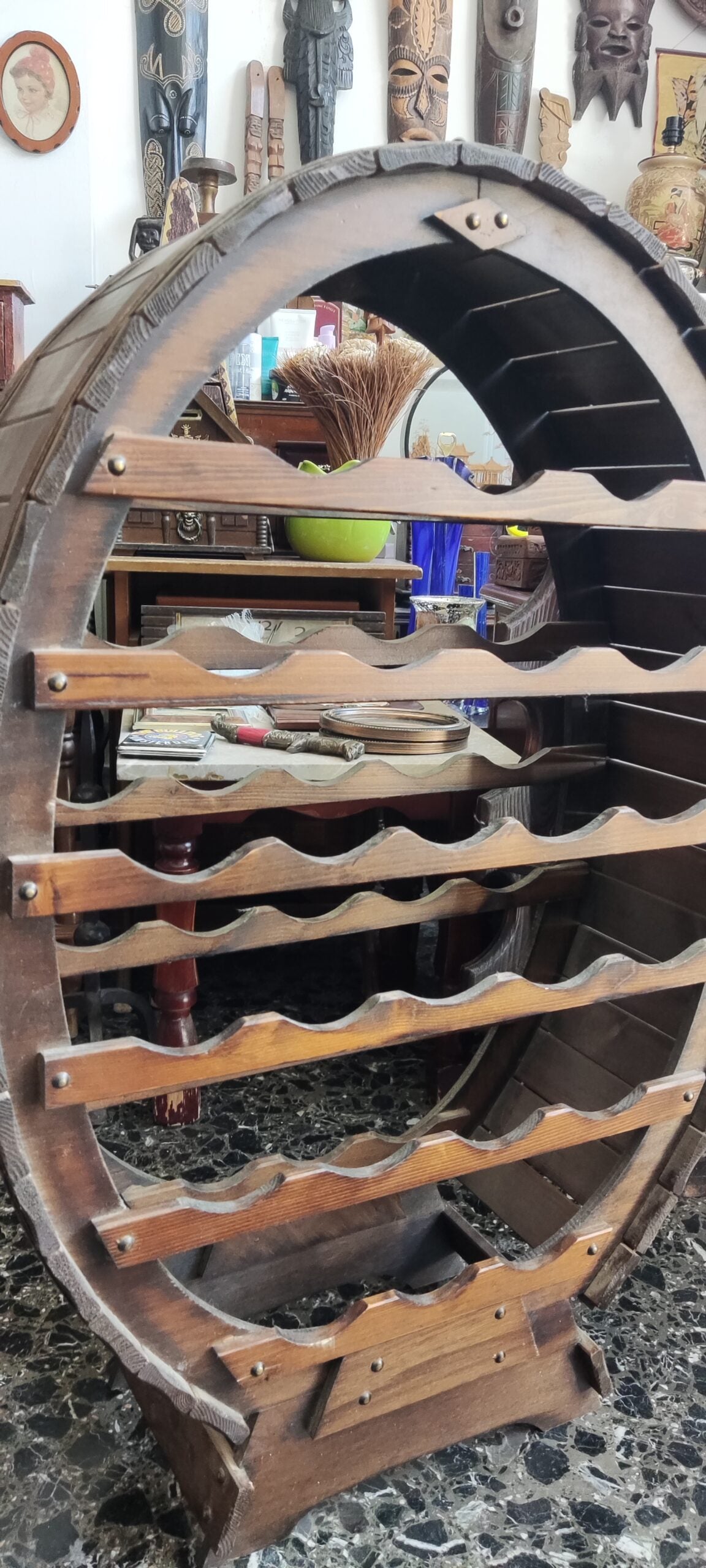 Ξύλινη Βάση Ραφιερα Κρασιών Για 24 Φιάλες