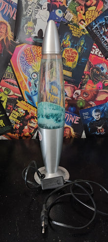 Διακοσμητικό Φωτιστικό Lava Lamp Σε Μπλε Χρώμα