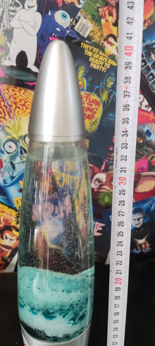 Διακοσμητικό Φωτιστικό Lava Lamp Σε Μπλε Χρώμα