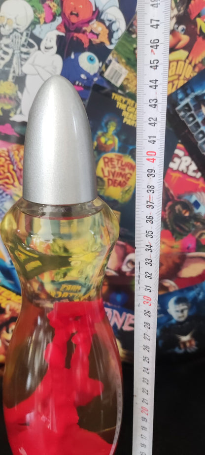 Διακοσμητικό Φωτιστικό Lava Lamp Σε Κόκκινο Χρώμα