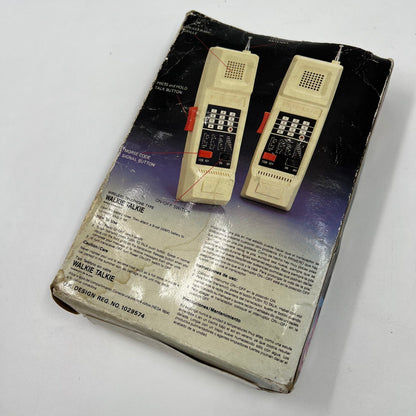 Vintage Boyer Walkie Talkies with Transformers Art – 80s Toy Set- Walkie Talkies Boyer με Transformers σχέδιο – Vintage 80s επικοινωνία