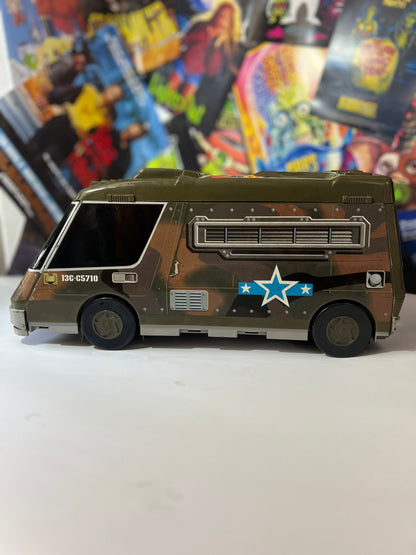Micro Machines Στρατιωτικό Van Που Γίνεται Στρατιωτική Βάση