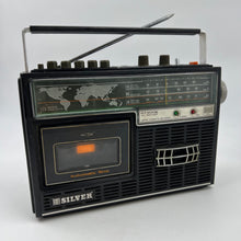 Vintage Silver RT300E Cassette Recorder – Retro 90s 3-Band Radio