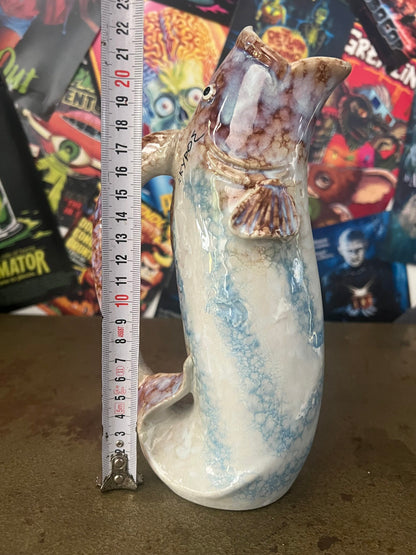Χειροποίητη Κανάτα Κεραμική Σε Σχήμα Ψαριού - Νησί Σκύρος