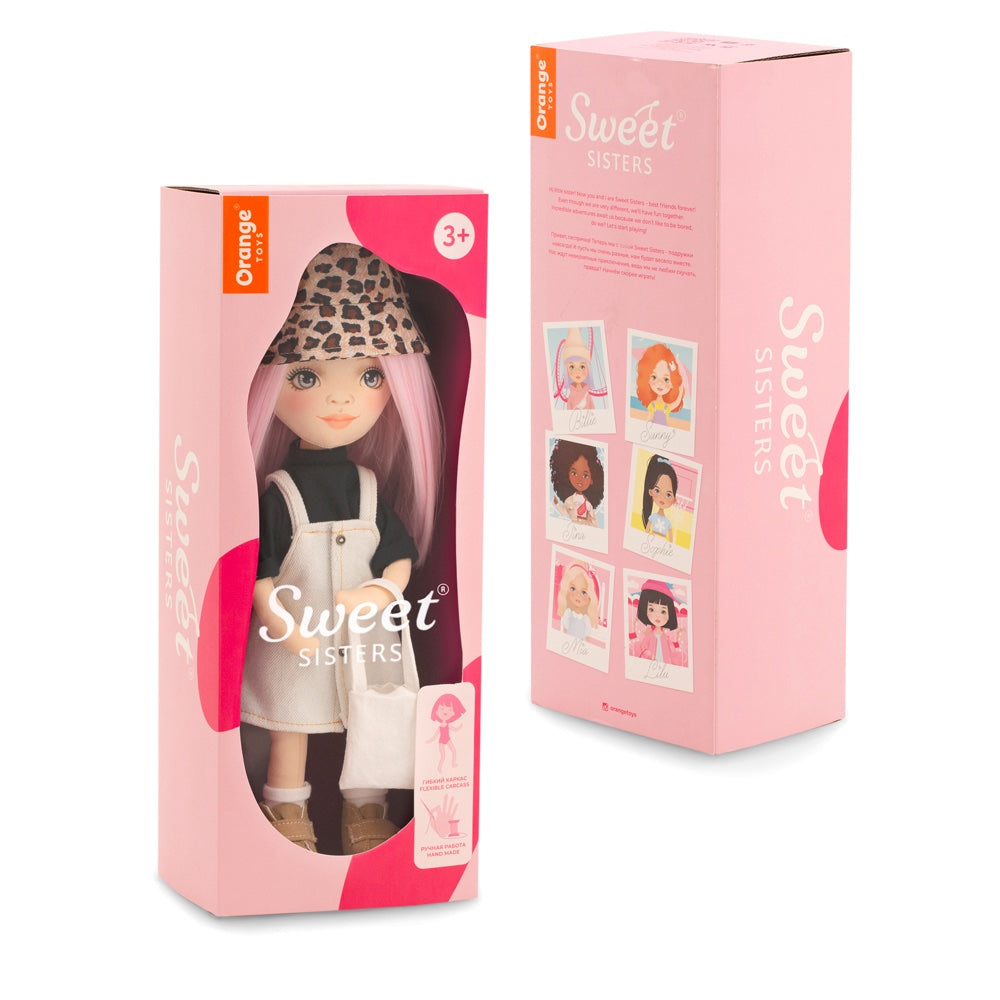 Κούκλα Orange Toys "Billie" Με Τζιν Φόρεμα Sweet Sisters 32cm
