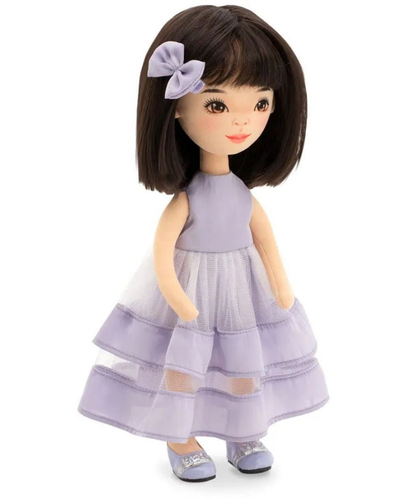Κούκλα Orange Toys "Lilu" Με Μωβ Φόρεμα -Sweet Sisters 32cm