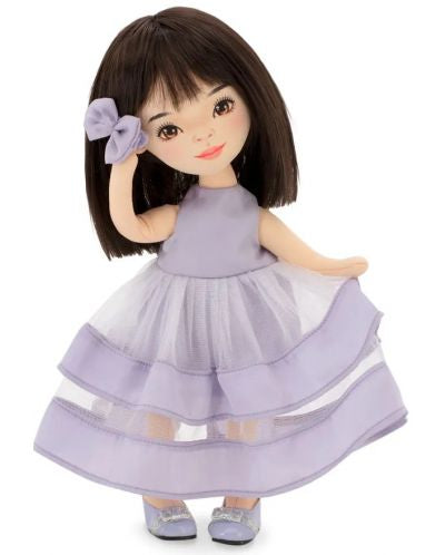 Κούκλα Orange Toys "Lilu" Με Μωβ Φόρεμα -Sweet Sisters 32cm