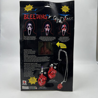 Μάσκα Bootleg Bleeding Ghost Face (Scream) με καρδιά-αντλία και εφέ αίματος