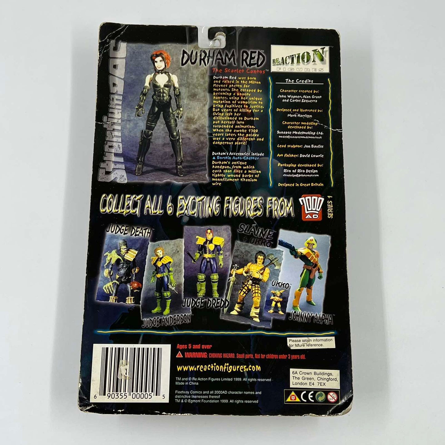 Durham Red Φιγούρα-2000 AD : The Scarlet Cantos -Συλλεκτική Action Figure.